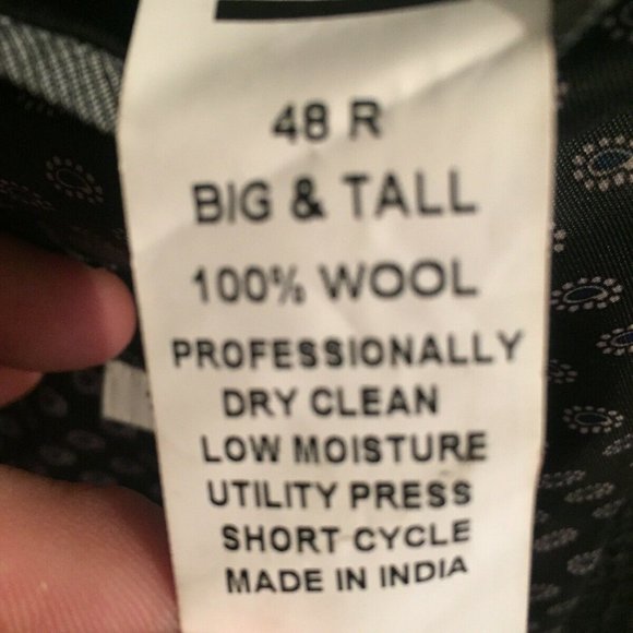 Jos A Bank 1905 48R B&T Vent Sport Coat 100% Wool - Picture 7 of 12